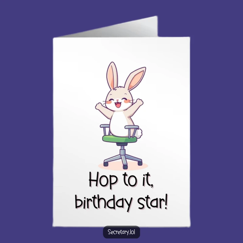 Free Printable Dizzy Bunny Birthday Card - Hilarious Downloadable Gift for Fun